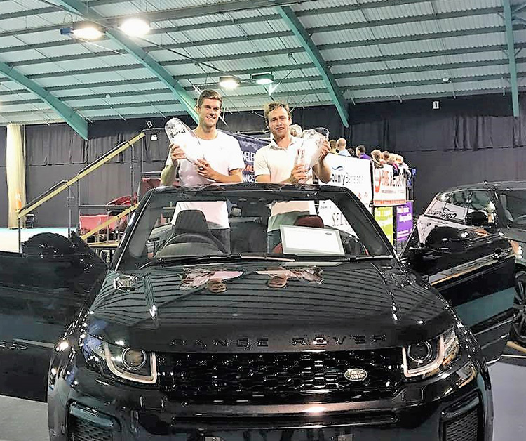 Neil-Pauffley-ITF-Barnstable Great Week for Sergetti Player Neil Pauffley  tennis string tension